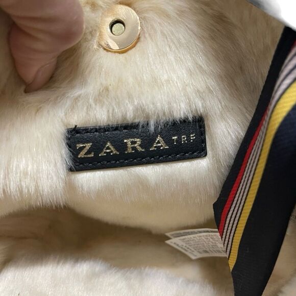Zara Faux Leather Shearling Chain Purse - Picture 10 of 11